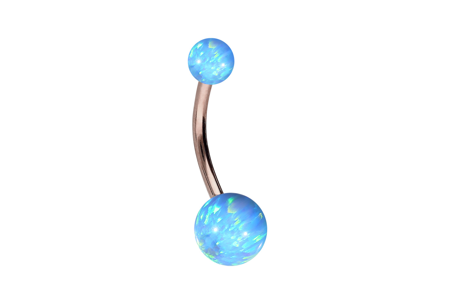 Titan Bananabell Piercing SYNTHETISCHE OPALE